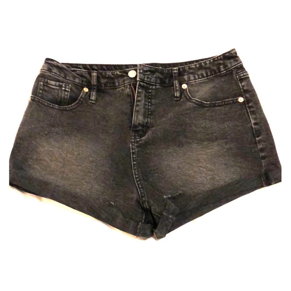 Wild fable black jean shorts